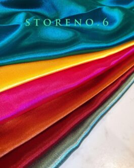 RAINBOW SATIN SAREE